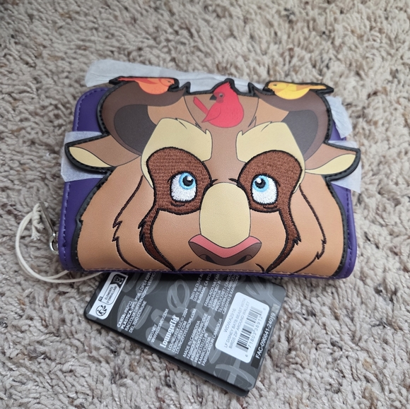 Loungefly Disney Beast with Birds Mini backpack with wallet - Picture 13 of 16